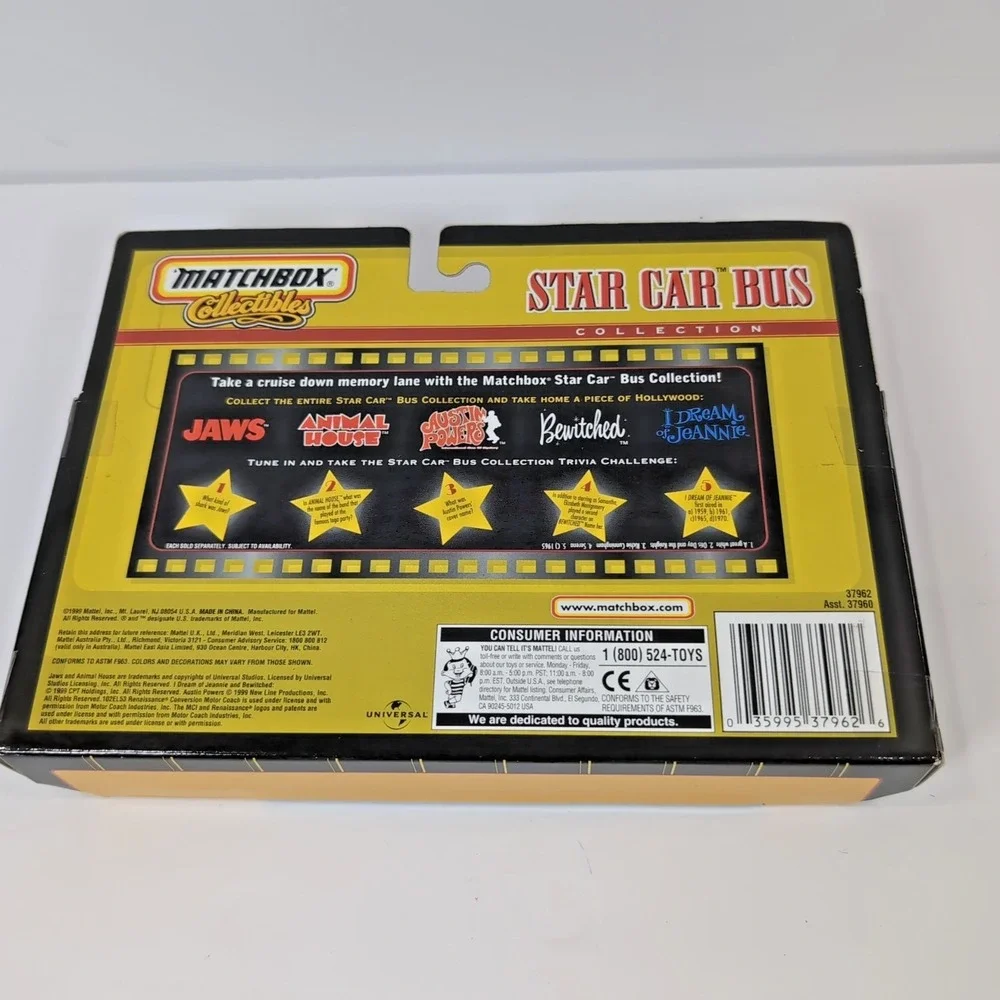 Matchbox Collectibles Star Car Bus Animal House 1999 Special Edition VTG Lampoon